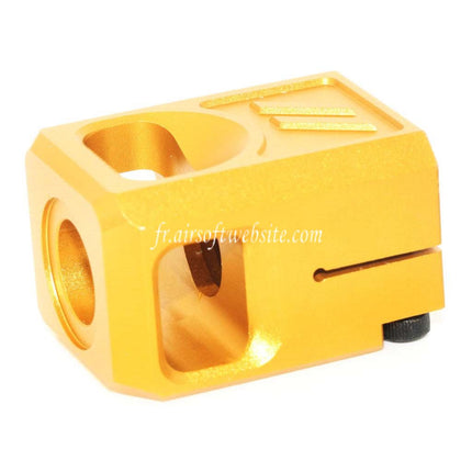 5KU CNC Aluminium Compensateur V2 -14mm CCW sens antihoraire Convient pour G17 GBB Pistolet Airsoft