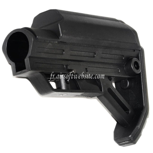 Golden Eagle VIPER Crosse avec Cheek Rest Convient pour M4 M16 Buffer Tube Fusil Airsoft Noir