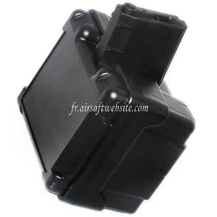 Golden Eagle 2600 Billes Électrique Chargeur Tambour Convient pour Golden Eagle FightLite MCR LMG M4 Série AEG Fusil Airsoft Noir