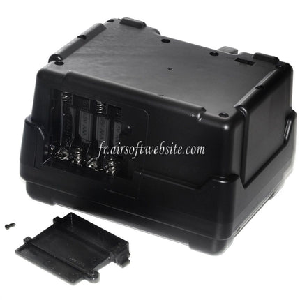 Golden Eagle 2600 Billes Électrique Chargeur Tambour Convient pour Golden Eagle FightLite MCR LMG M4 Série AEG Fusil Airsoft Noir