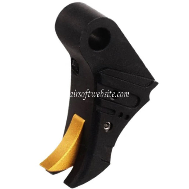 5KU SSVI Style CNC Aluminium Gâchette Convient pour WE Tokyo Marui G17 G19 G34 Série GBB Pistolet Airsoft