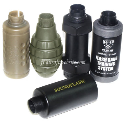 APS HAKKOTSU 5pièces Différent Style Thunder B Co2 Grenade Sonore Cartouche avec Core