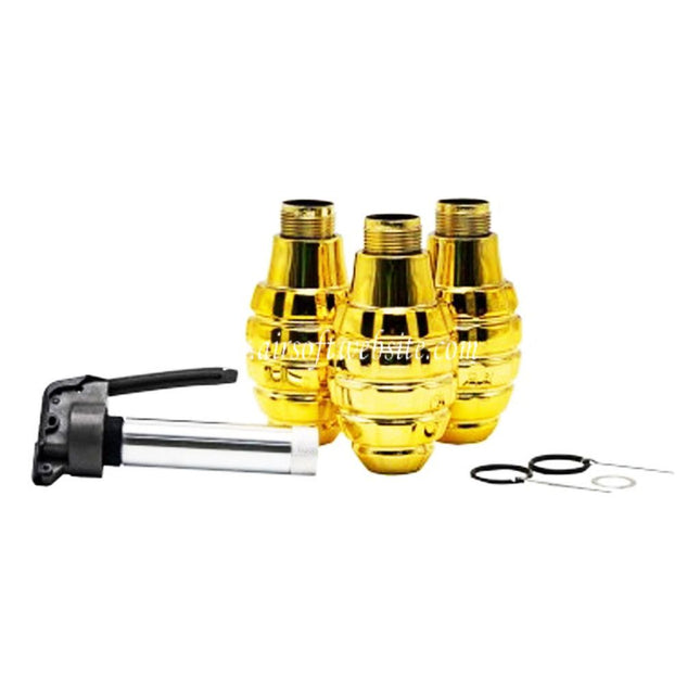 APS HAKKOTSU 3pièces Thunder B Co2 Grenade Sonore Or Ananas Cartouche avec Core