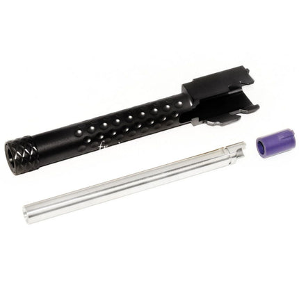 PTS Licensed ZEV Canon Extérieur & Laylax Nine Ball 6.00mm Canon Interne Set Convient pour ISSC M22 EMG SAI BLU Lonewolf ZEV G&P P80 AW WE Tokyo Marui G17 Série GBB Pistolet Airsoft