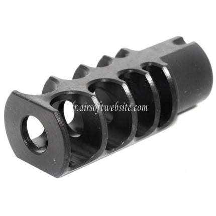 5KU 53mm R Billes-4C Slim Frein de Bouche Cache-Flamme Convient pour -14mm CCW sens antihoraire Canon Fusil Airsoft Noir