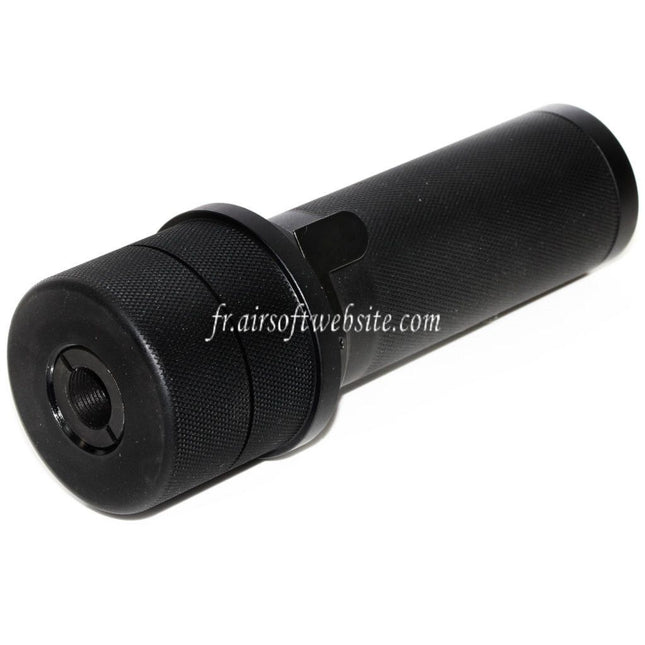 5KU PBS-1 Mini Silencieux avec Spitfire Traceur Convient pour -14mm CCW sens antihoraire Canon AK Série Fusil Airsoft Noir