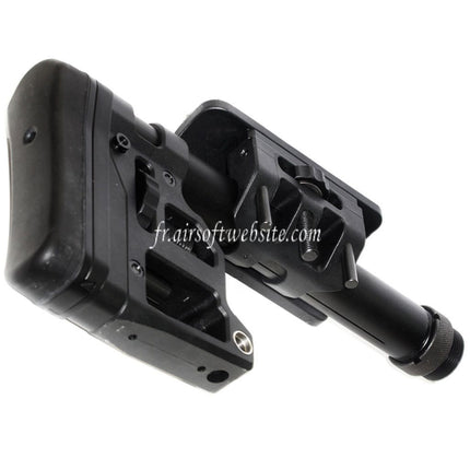 CYMA Tactical SPR Crosse Convient pour CYMA CM708 Série Sniper / Tokyo Marui M4 AEG Fusil Airsoft Noir