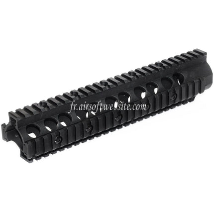 CYMA 10.5 Pouces 265mm Aluminum Haut Cut RAS Rail de Garde-Main Convient pour CYMA G&P VFC King Arms Tokyo Marui M4 AEG GBB Fusil Airsoft Noir