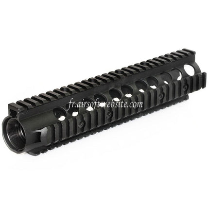CYMA 10.5 Pouces 265mm Aluminum Haut Cut RAS Rail de Garde-Main Convient pour CYMA G&P VFC King Arms Tokyo Marui M4 AEG GBB Fusil Airsoft Noir