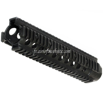 CYMA 10.5 Pouces 265mm Aluminum Haut Cut RAS Rail de Garde-Main Convient pour CYMA G&P VFC King Arms Tokyo Marui M4 AEG GBB Fusil Airsoft Noir