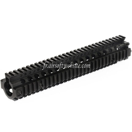 CYMA 304mm Aluminum MK18 Style RAS Rail de Garde-Main Convient pour CYMA M4 M16 AEG Fusil Airsoft Noir