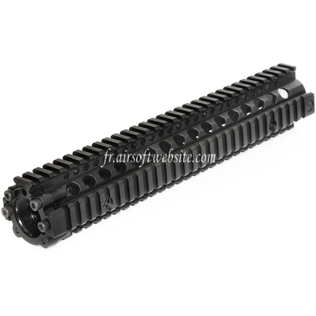 CYMA 304mm Aluminum MK18 Style RAS Rail de Garde-Main Convient pour CYMA M4 M16 AEG Fusil Airsoft Noir