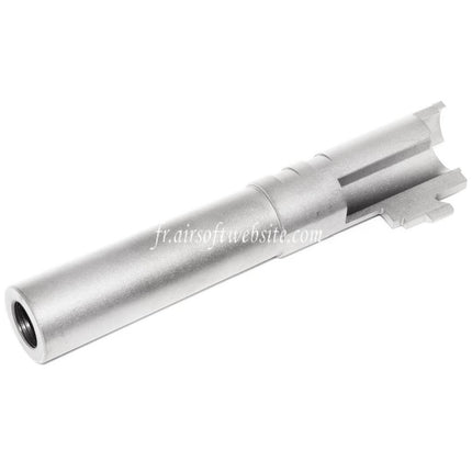 5KU 4.3 Pouces Acier Inoxydable Canon Extérieur +11mm CW sens horaire Convient pour Tokyo Marui Hi-Capa 4.3 GBB Pistolet Airsoft