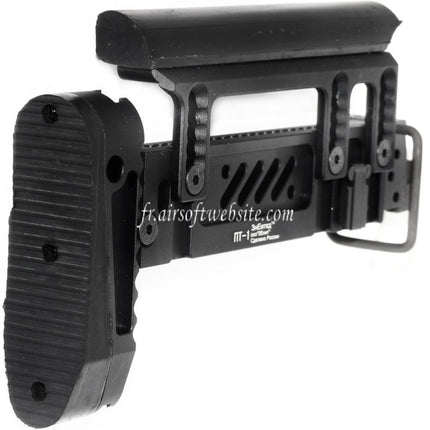 5KU PT-1 AK Side Pliable Crosse Convient pour CYMA D-Boys LCT GHK Tokyo Marui AK Série AEG GBB Fusil Airsoft Noir