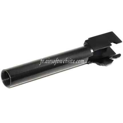 APS 115mm/118mm Canon Extérieur -12mm CCW sens antihoraire Convient pour APS SHARK Série 6mm 4.5mm GBB Pistolet Airsoft Noir