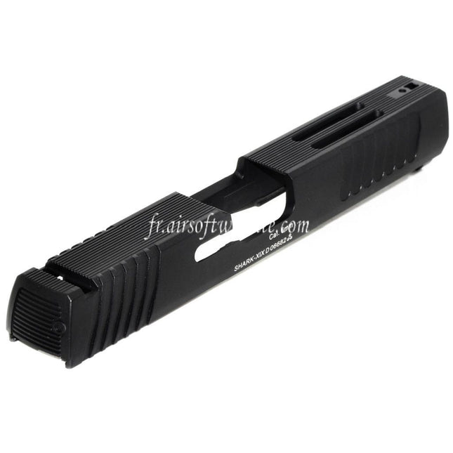 APS Aluminum Glissière Convient pour APS SHARK Série 6mm 4.5mm GBB Pistolet Airsoft Noir