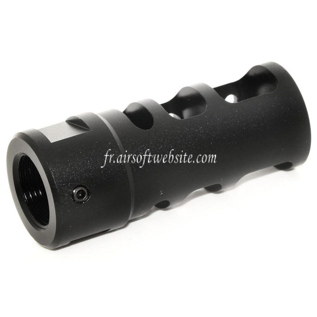 Airsoft Website 53mm R2 556 Style Métal Frein de Bouche Cache-Flamme Convient pour -14mm CCW sens antihoraire Canon Fusil
