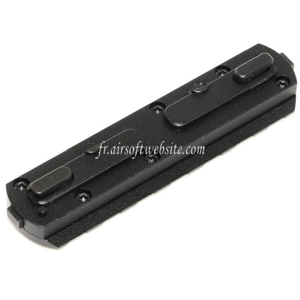 Airsoft Website 7-Slots Rail Section M-LOK QD Montage Noir