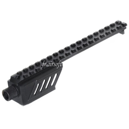 CYMA 187mm Canon Accessoire Extension Rail Montage Convient pour CYMA CM127 G18C AEP AEG Pistolet Airsoft