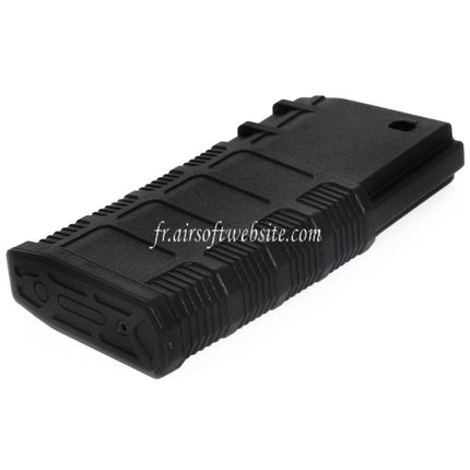 CYMA 100 Billes 170 Billes Mid-Cap Chargeur Convient pour A&K / CYMA / G&P / JG / Golden Eagle / Tokyo Marui SR25 Série AEG Fusil Airsoft Noir