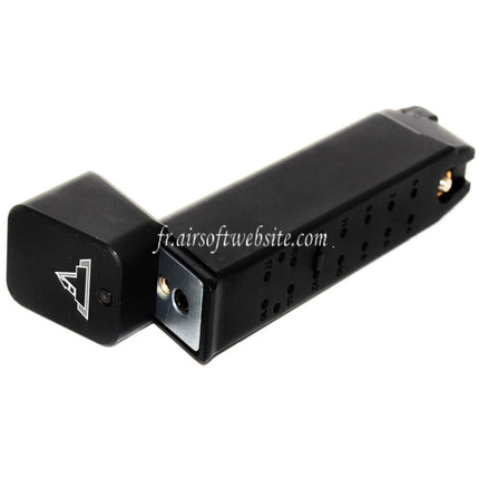 DOUBLE BELL 25 Billes Gaz Chargeur Convient pour G17 G18C G34 G35 G-Série GBB Pistolet Airsoft Noir