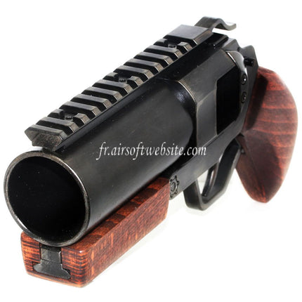 Show Guns Tactical SG Bois véritable Poignée 40mm Pistolet Lance-Grenade