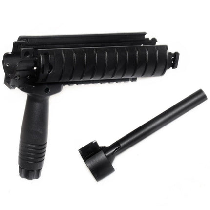 CYMA MP5 DX Interface Rail de Garde-Main avec QD Convient pourePoignée and Canon Extérieur Convient pour CYMA G&G Umarex Tokyo Marui MP5 Série AEG Fusil Airsoft Noir