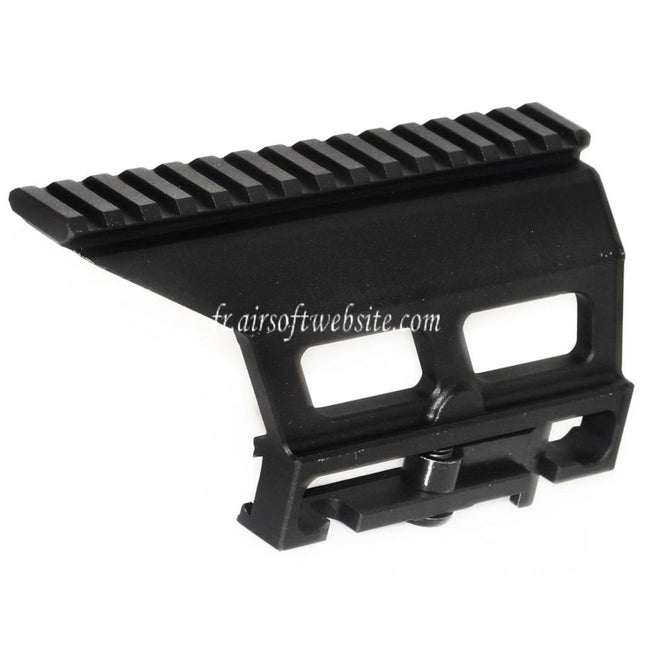 CYMA 155mm Aluminum Railed QD Lunette Montage Convient pour SVD AK Série AEG Fusil Airsoft Noir