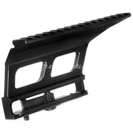 CYMA 155mm Aluminum Railed QD Lunette Montage Convient pour SVD AK Série AEG Fusil Airsoft Noir