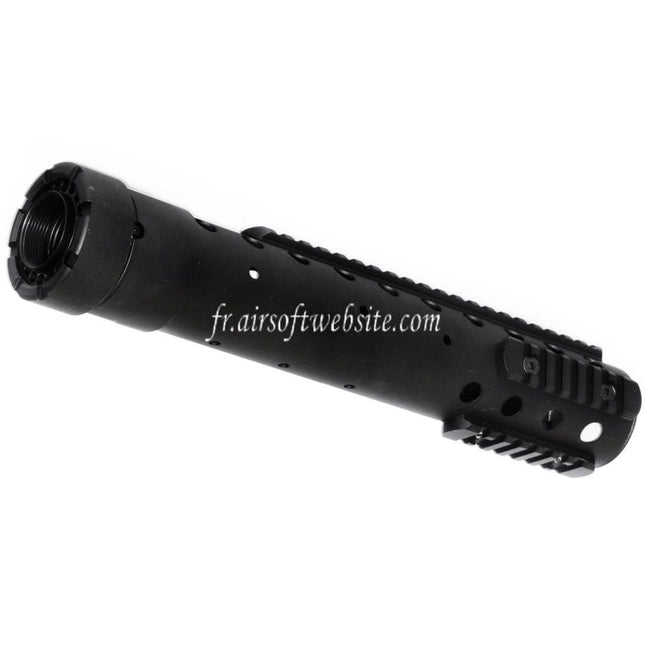 CYMA 323mm Aluminium MK12 SPR Mod 0 Free Float Rail de Garde-Main Convient pour M4 M16 Série AEG Fusil Airsoft Noir