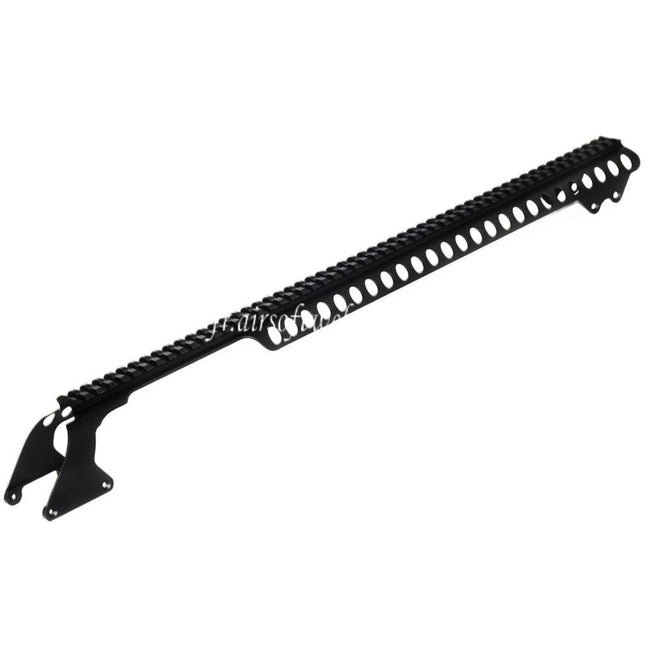 CYMA 537mm Aluminium Top Rail System Convient pour CYMA Tokyo Marui M870 Série Shotgun Airsoft Noir