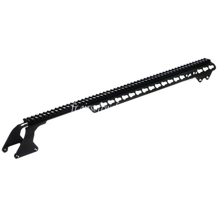 CYMA 537mm Aluminium KeyMod Top Rail System Convient pour CYMA Tokyo Marui M870 Série Shotgun Airsoft Noir