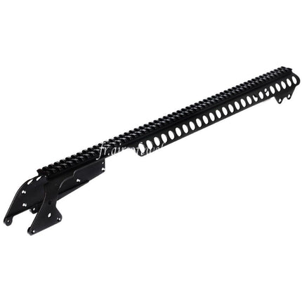CYMA 537mm Aluminium Top Rail System avec 6-Cartouche Collecteur Sac Convient pour CYMA Tokyo Marui M870 Série Shotgun Airsoft Noir
