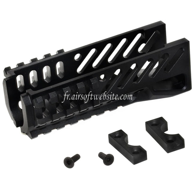 5KU CNC 119mm B-11 Classic Bas Rail de Garde-Main Convient pour D-Boys LCT GHK Tokyo Marui AKS-74U Série AEG GBB Fusil Airsoft