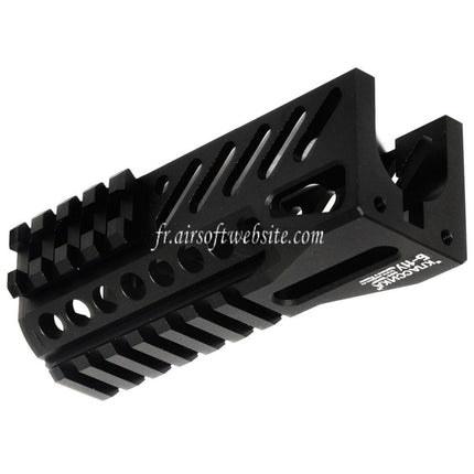 5KU CNC 119mm B-11 Classic Bas Rail de Garde-Main Convient pour D-Boys LCT GHK Tokyo Marui AKS-74U Série AEG GBB Fusil Airsoft