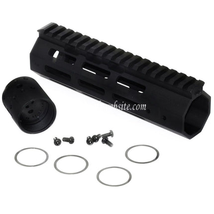 APS 7 Pouces 178mm EMG NOVESKE NSR Gen 4 RIS M-LOK Rail de Garde-Main Convient pour AR M4 M16 Série AEG Fusil Airsoft Noir