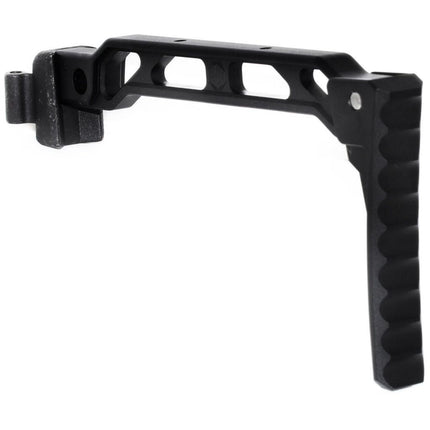 5KU 198mm AB-8R Style avec Pliable Butt Plaque Crosse Convient pour D-Boys GHK LCT CYMA AK Série Fusil Airsoft Noir