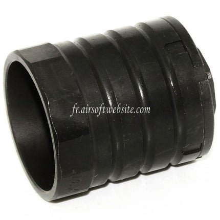 5KU 48mm 360 X37 Frein de Bouche Cache-Flamme avec Blast Shield Convient pour -14mm CCW sens antihoraire Canon Fusil Airsoft Noir