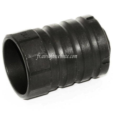 5KU 53mm 360 X12 Frein de Bouche Cache-Flamme avec Blast Shield Convient pour -14mm CCW sens antihoraire Canon Fusil Airsoft Noir