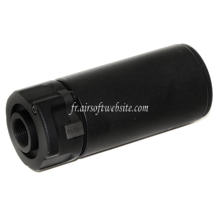 5KU 92mm Mini Silencieux avec Spitfire Traceur Convient pour -14mm CCW sens antihoraire Canon Fusil Airsoft