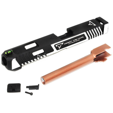 APS EMG TTI CNC Combat Master Canon Glissière Set Convient pour Elite Force VFC Umarex G17 Gen4 GBB Pistolet Airsoft