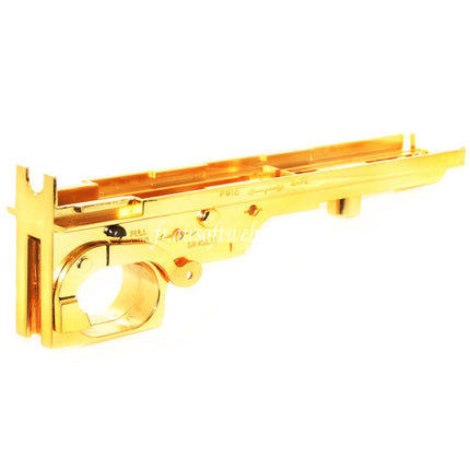 King Arms CNC Aluminum Boîtier Bas Convient pour King Arms Thompson M1A1 Military / M1928 Chicago Série AEG Fusil Airsoft Or