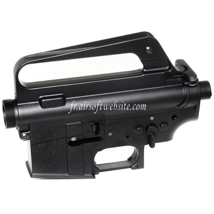 E&C M16VN Haut Bas Métal Boîtier Convient pour E&C Tokyo Marui M4 M16 Série AEG Fusil Airsoft Noir