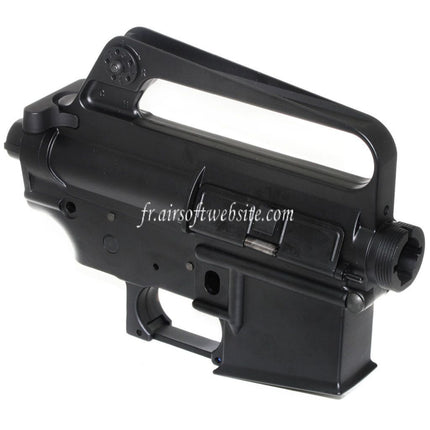 E&C M16VN Haut Bas Métal Boîtier Convient pour E&C Tokyo Marui M4 M16 Série AEG Fusil Airsoft Noir