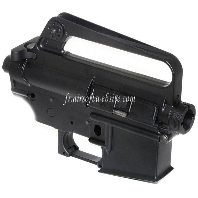 E&C M16VN Haut Bas Métal Boîtier Convient pour E&C Tokyo Marui M4 M16 Série AEG Fusil Airsoft Noir