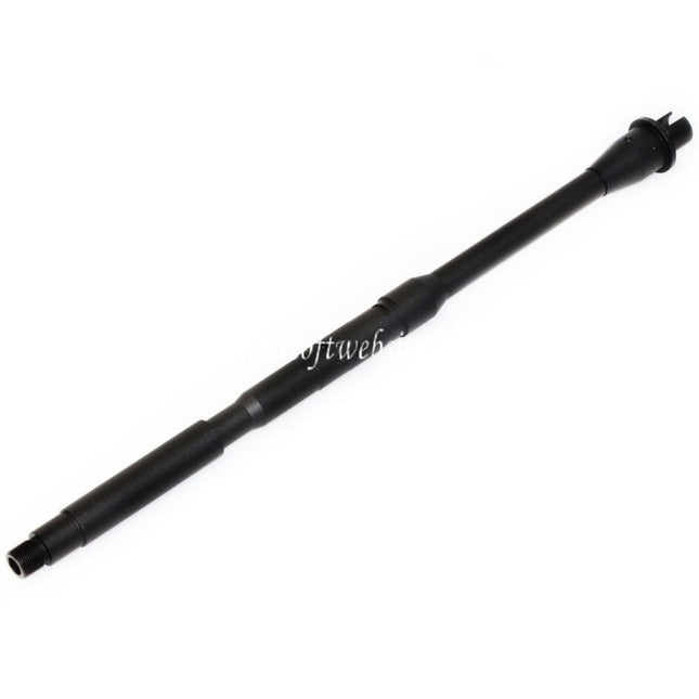 5KU 16 Pouces Aluminium Léger Carabine Length Canon Extérieur -14mm CCW sens antihoraire Convient pour Tokyo Marui M4 MWS GBB Fusil Airsoft Noir