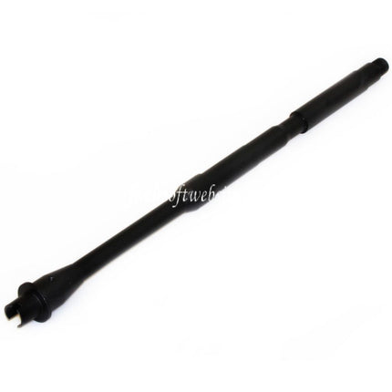 5KU 16 Pouces Aluminium Léger Carabine Length Canon Extérieur -14mm CCW sens antihoraire Convient pour Tokyo Marui M4 MWS GBB Fusil Airsoft Noir