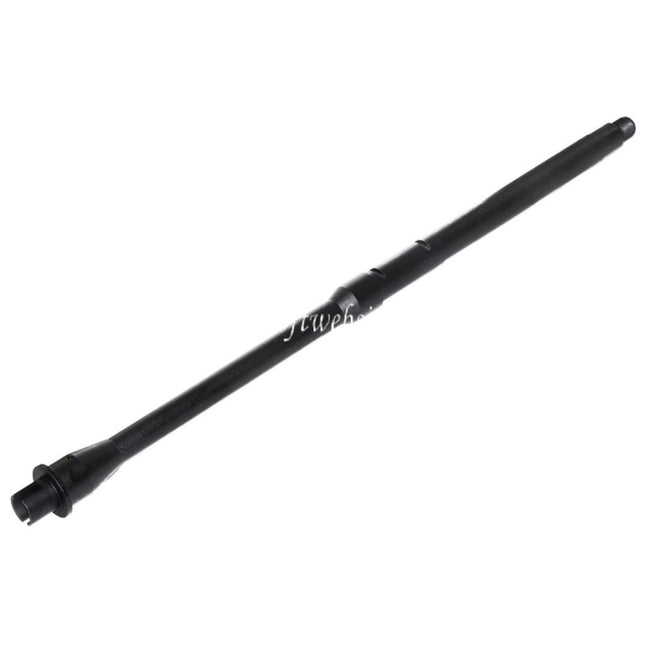 5KU 17.75/18 Pouces Aluminium Mid-Length Canon Extérieur -14mm CCW sens antihoraire Convient pour Tokyo Marui M4 MWS GBB Fusil Airsoft Noir