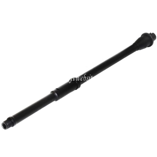 5KU Léger 16/16.25 Pouces Aluminium Mid-Length Canon Extérieur -14mm CCW sens antihoraire Convient pour Tokyo Marui M4 MWS GBB Fusil Airsoft Noir