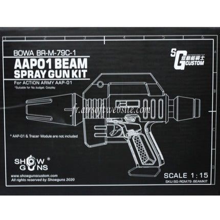 Show Guns Tactical SG Beam Spray Kit Type A Convient pour ACTION ARMY AAP-01 Série GBB Pistolet Airsoft